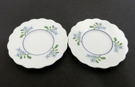 Dansk Fransk Collection Blossom Pattern Made in Japan Scalloped Two Saucers - $12.75
