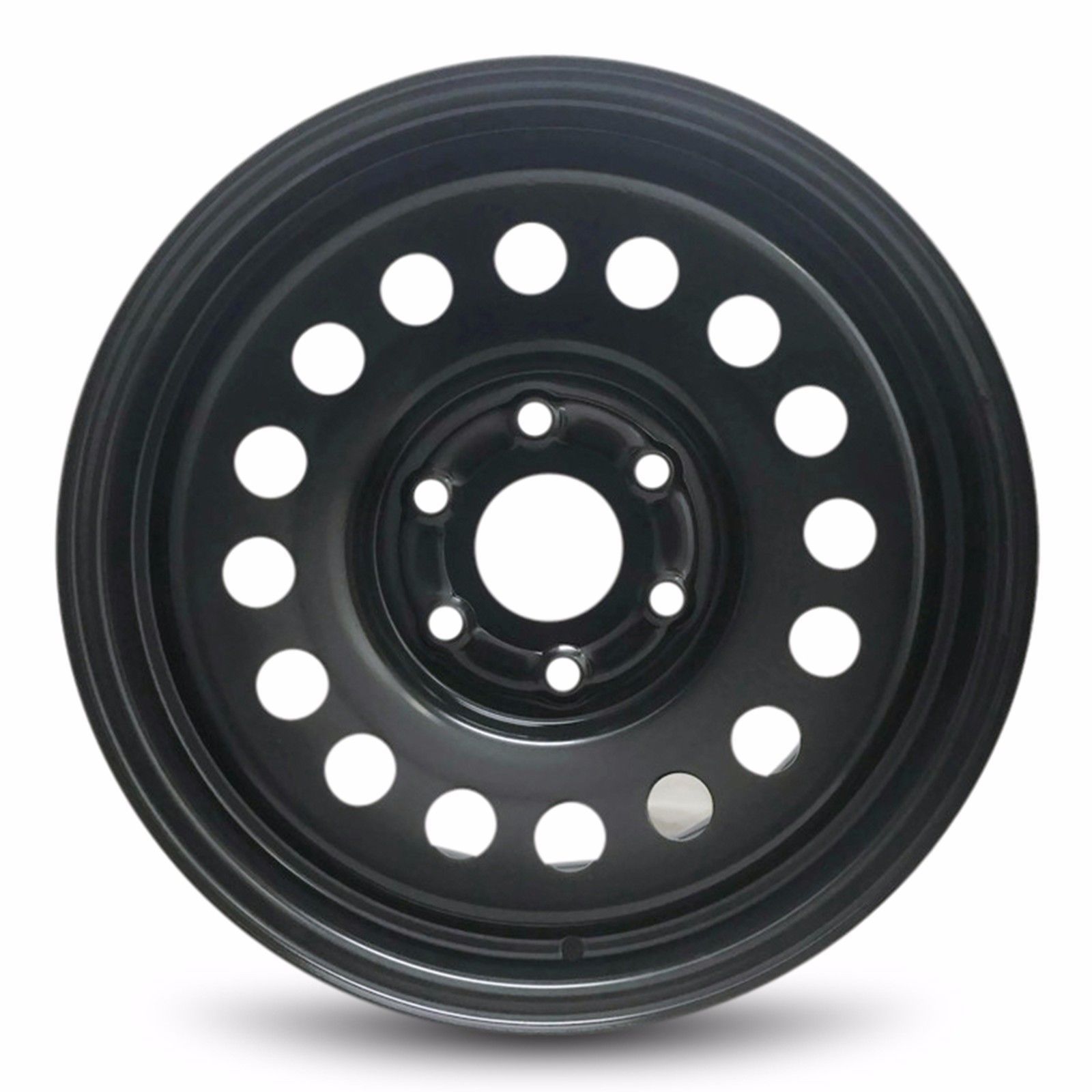 Image of New 17x7.5 (06-15) Chevrolet Silverado 1500 6 Lug Black Steel Wheel Rim