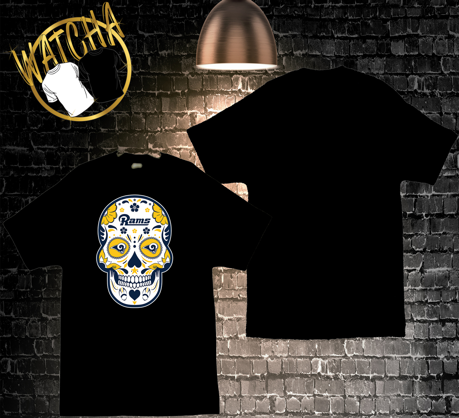 Dia De Los Muertos - Dodgers - Skull Fashion - T-Shirt