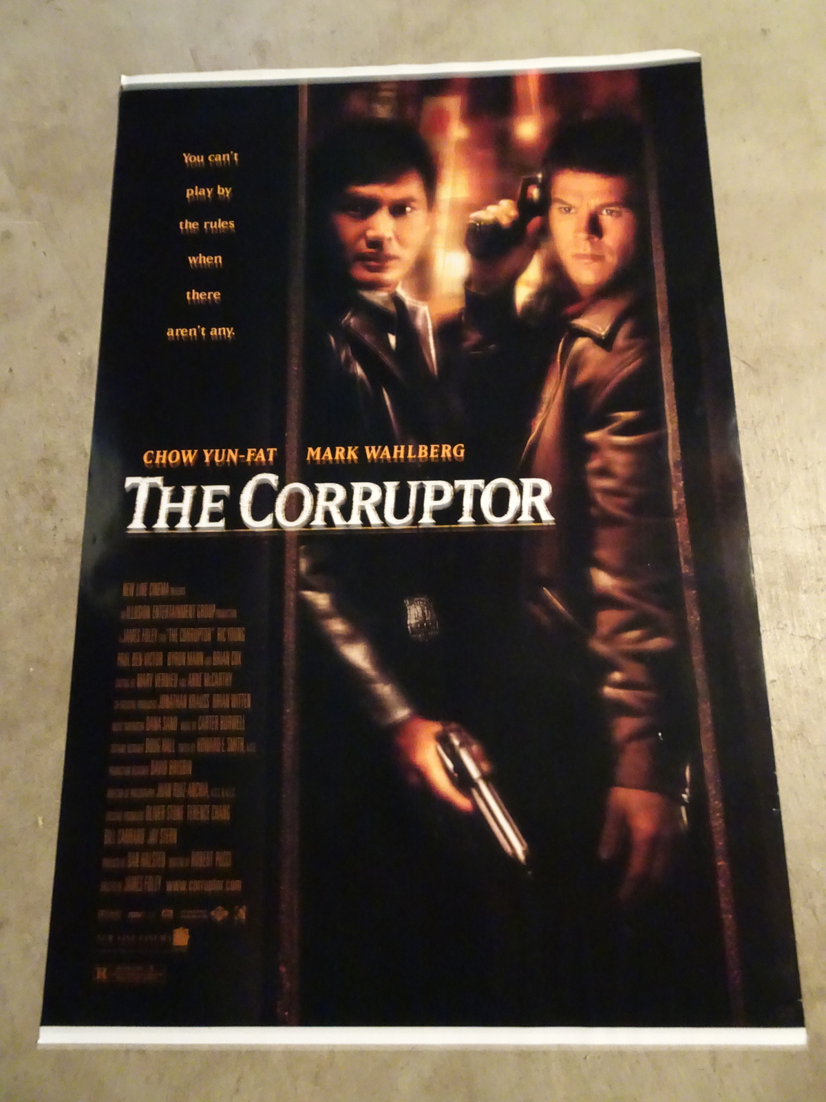 THE CORRUPTOR - MOVIE POSTER WITH MARK WAHLBERG AND CHOW YUN-FAT - 1990-99