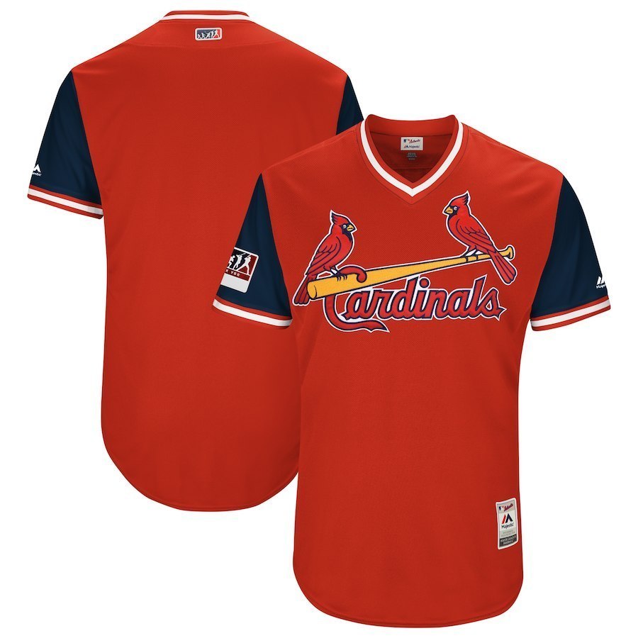 Men's Blank Jersey Sewn on St. Louis Cardinals Players Weekend Flex ...