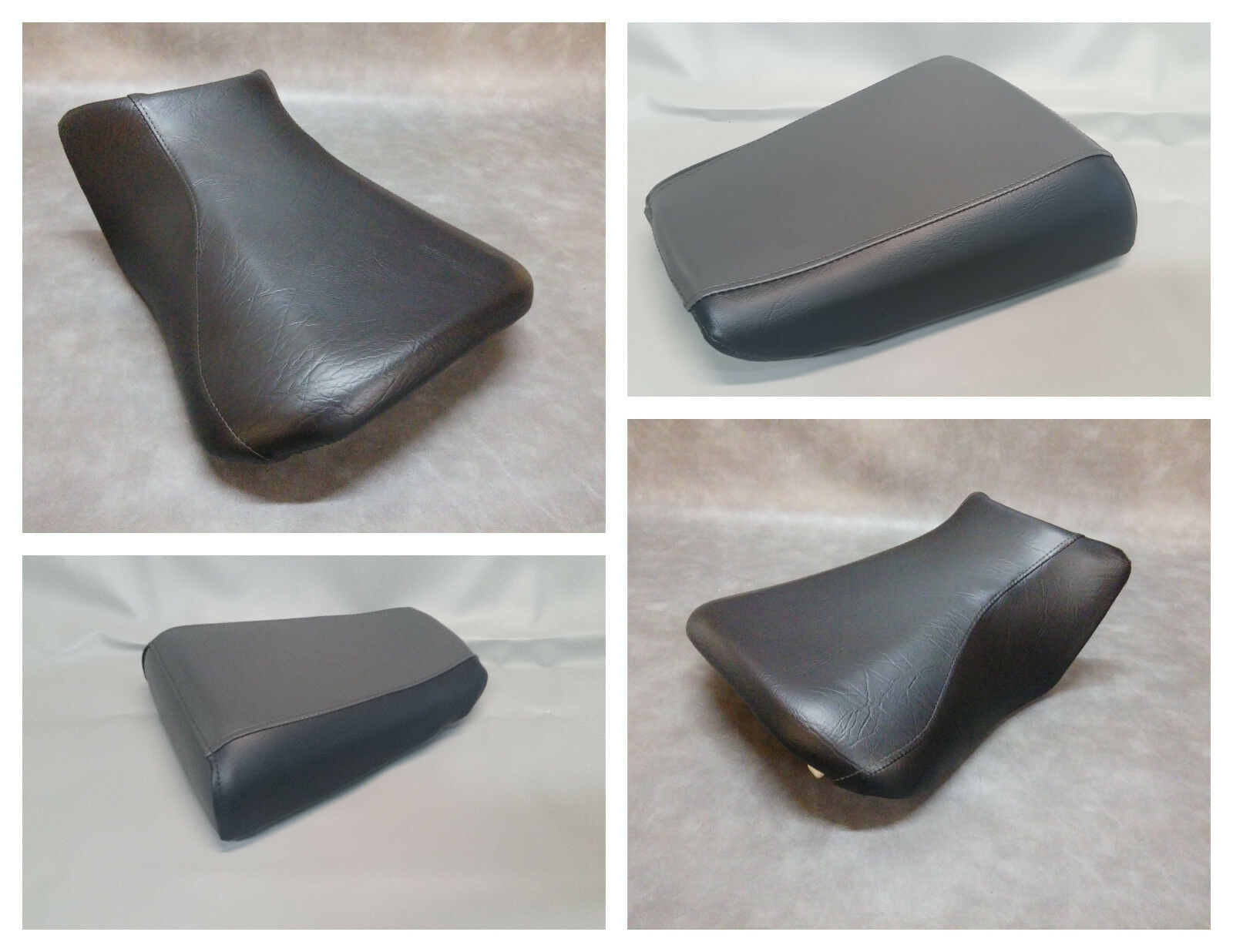 Suzuki SV Seat Cover Set SV650S 1999 2000 2001 2002 in BLACK GRIPPER