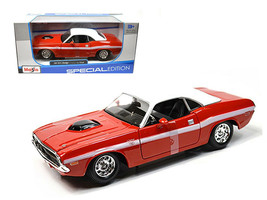 1970 DODGE CHALLENGER R/T COUPE RED 1/24 DIECAST MODEL CAR BY MAISTO 31263 - $15.79
