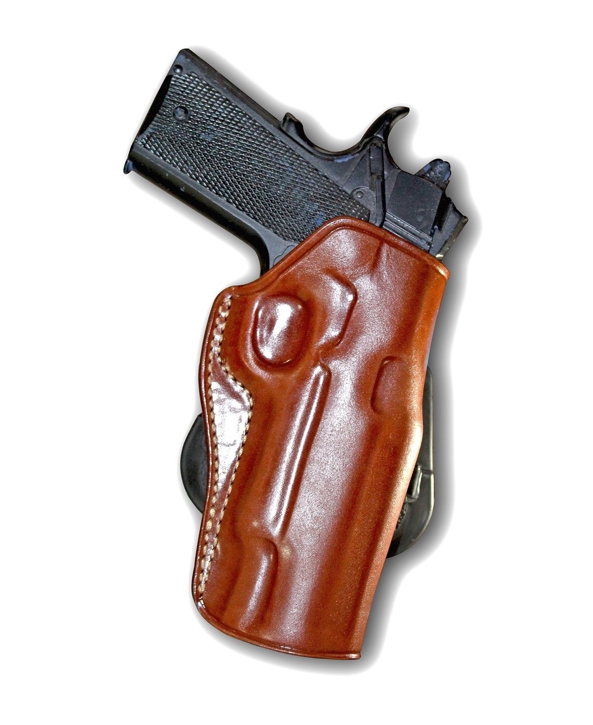 Leather Paddle Owb Holster For 1911 Colt Kimber Para Springfield Sig Saue Holsters 2026