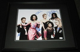 Glee Cast Signed Framed 16x20 Photo Display JSA LOA