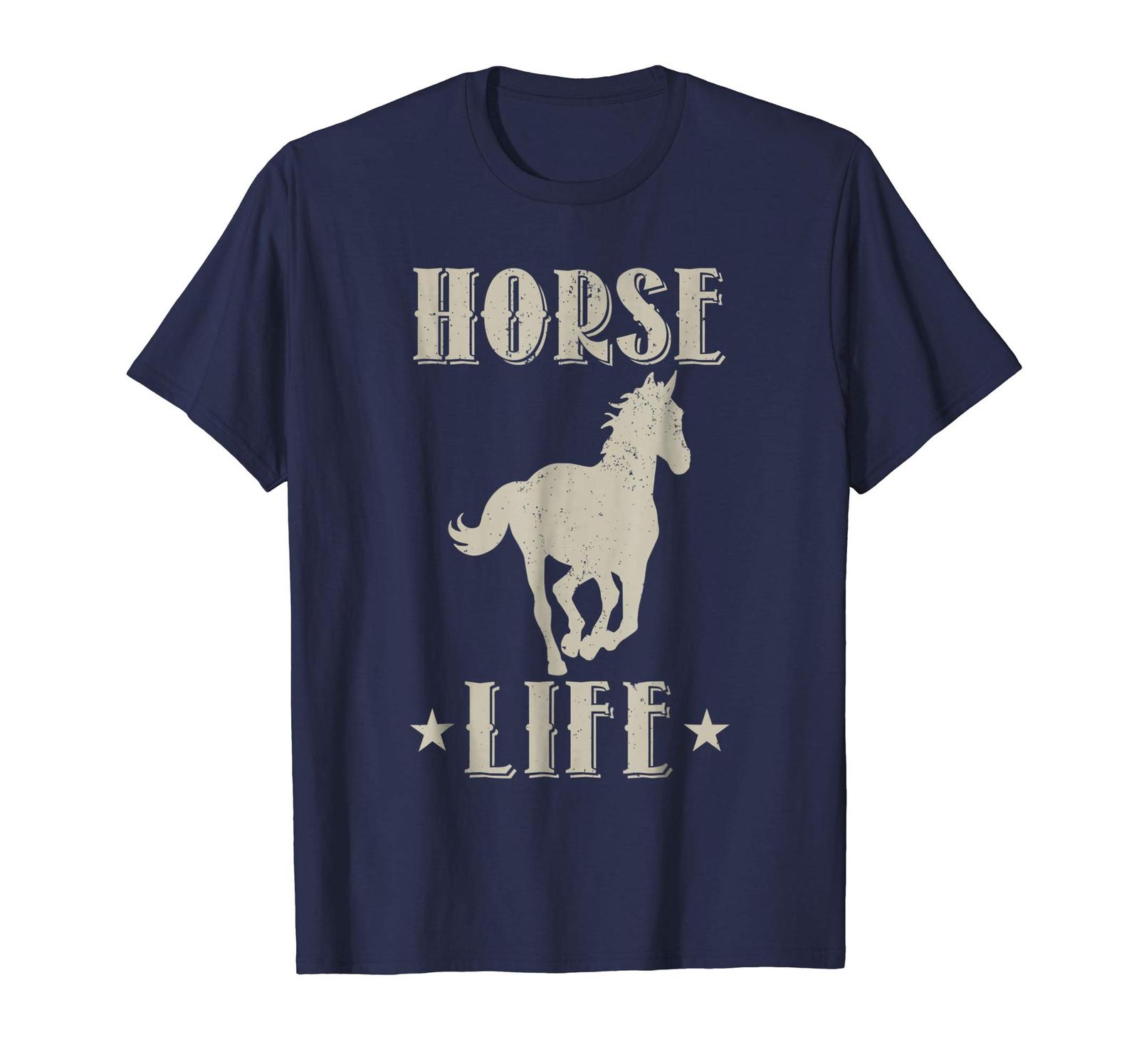 Dog Fashion - Horse Life T-Shirt - Best Gift Idea (Men Women Teens Kids Men