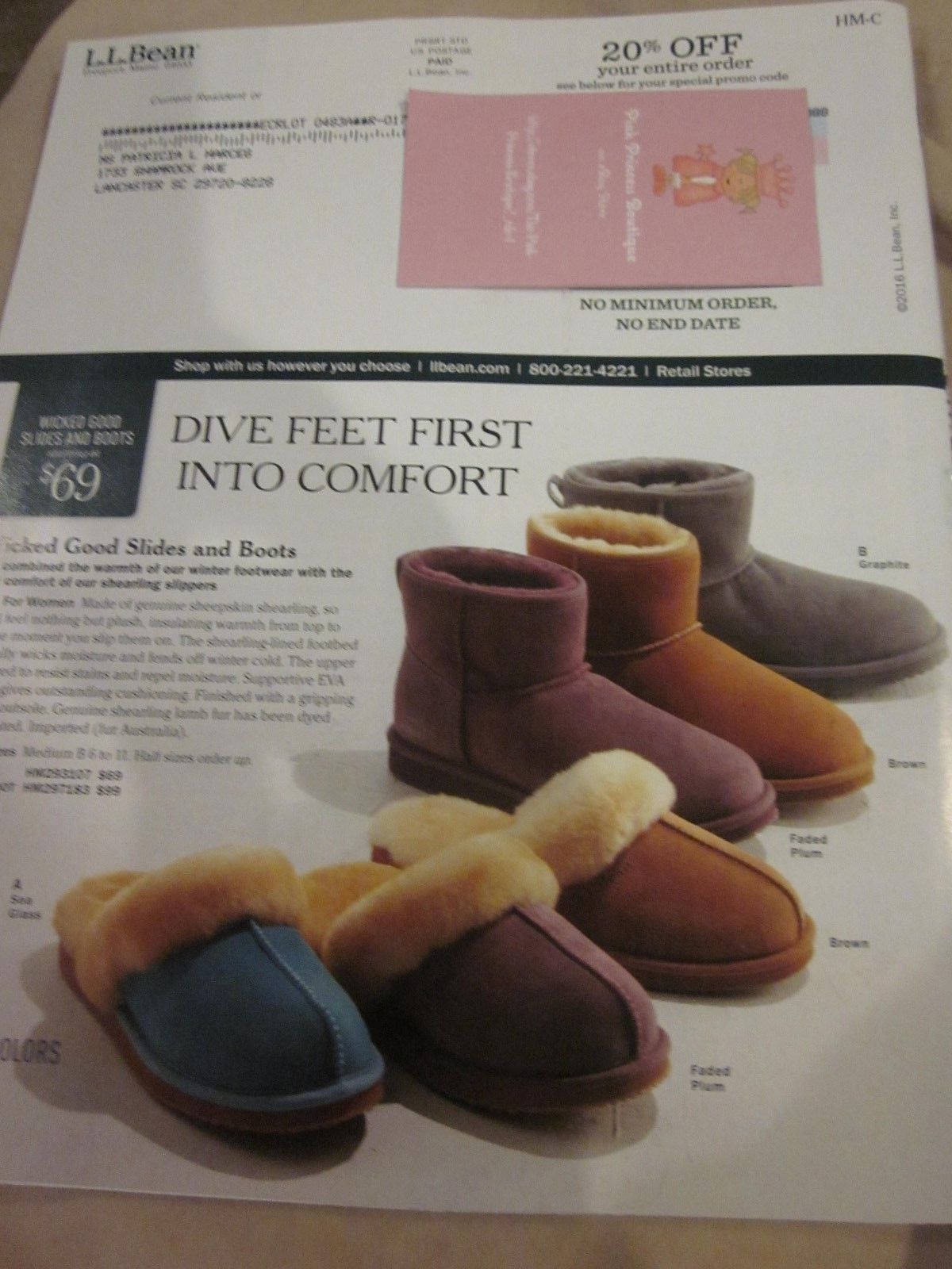 LL BEAN L L BEAN CATALOG WINTER 2016 WARM UP YOUR WINTER COLD WEATHER   S L1600 