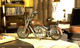 Motorcycle Figurine 14" L x 9" H Home Bar Shelf Decor Mancave Garage Polyresin image 2