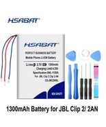 HSABAT GSP383555 1300mAh Battery for JBL Clip 2, Clip 2 AN, CLIP2BLKAM, ... - $24.18