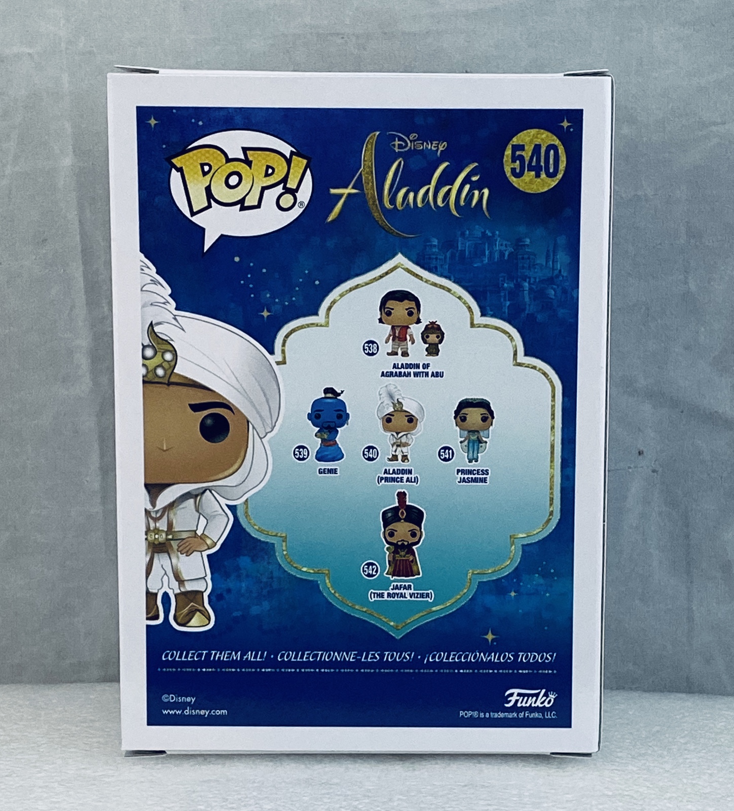 funko pop aladdin prince ali