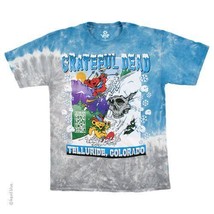 Grateful Dead Bear Mountain Snow Ski Rock Band Colorful Music Mens T Shirt M-2XL - $24.69