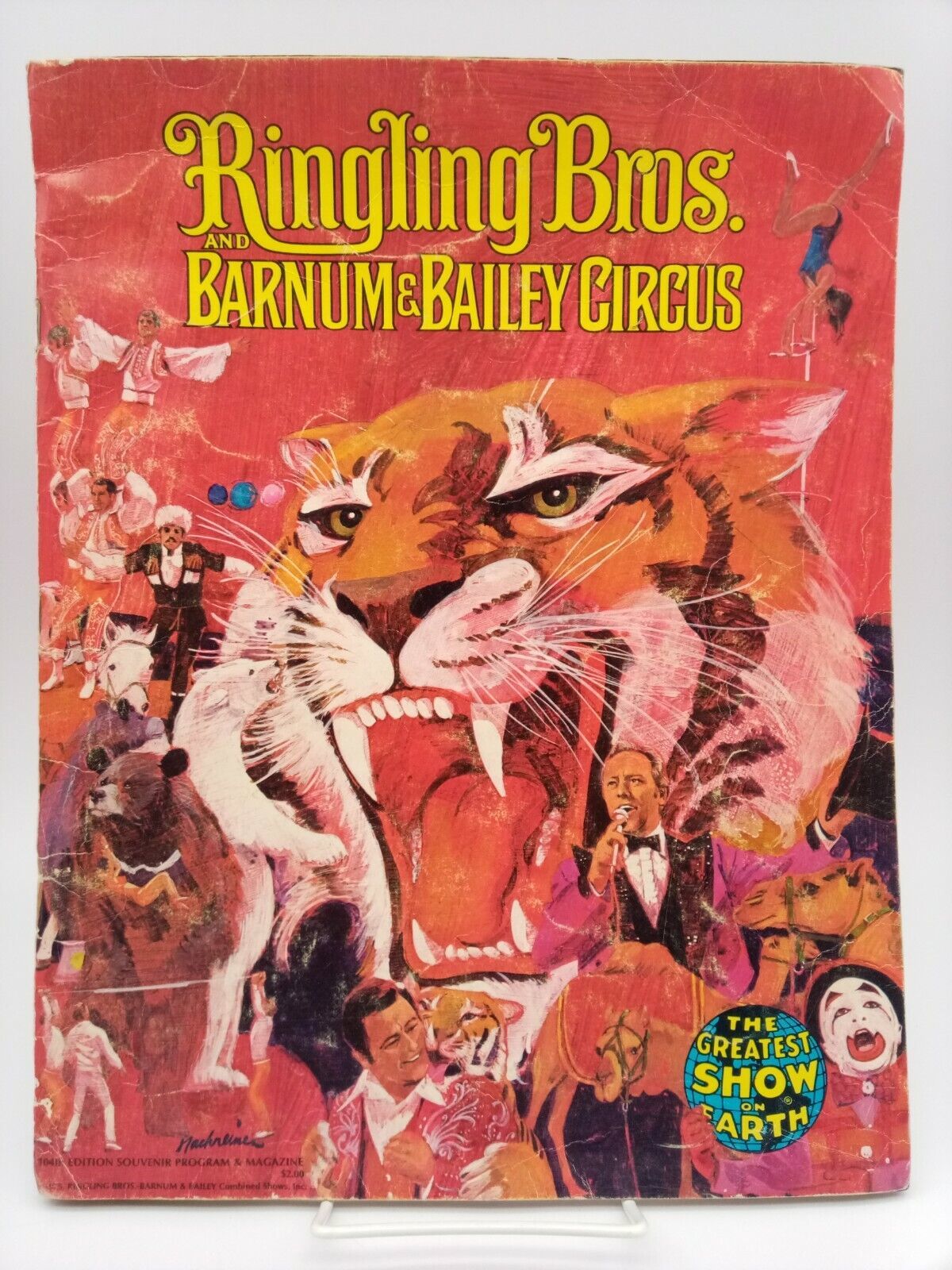 Ringling Bros And Barnum And Bailey Circus 104th Program Magazine 1975 ...