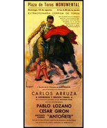 Bullfighting -Plaza De Toros Monumental Barcelona #45 Canvas Art Poster ... - $24.99