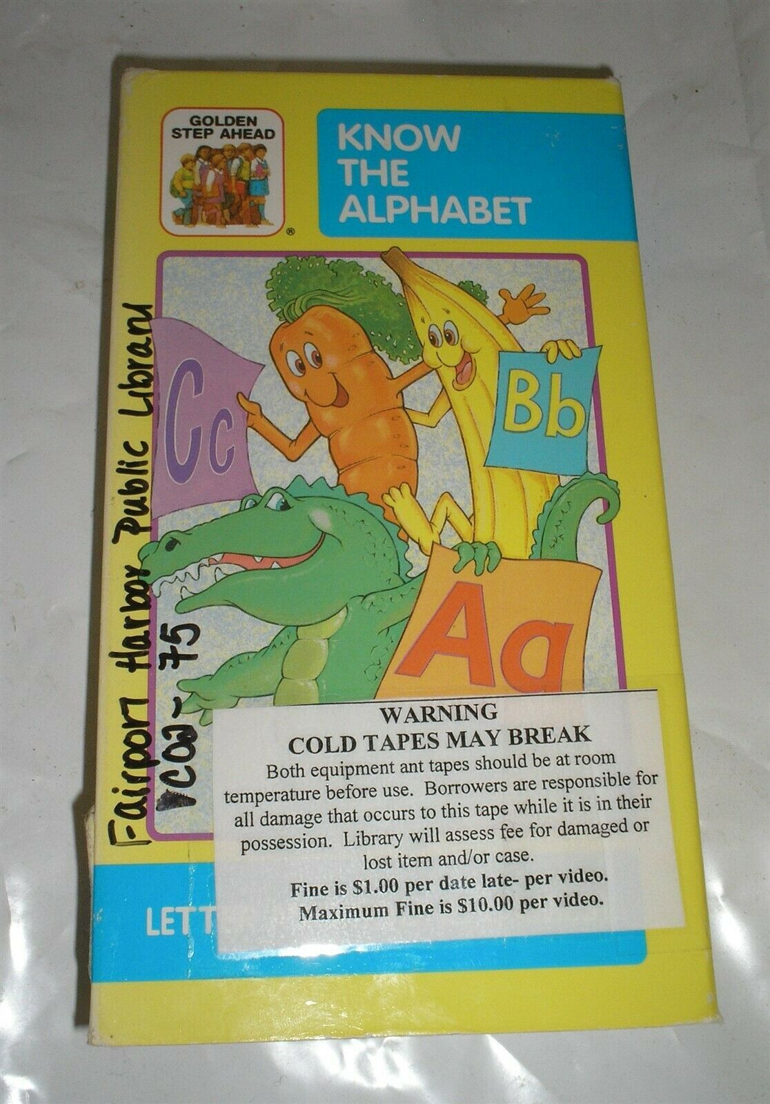 Get Ready for School - Know the Alphabet (VHS Tape) - VHS Tapes