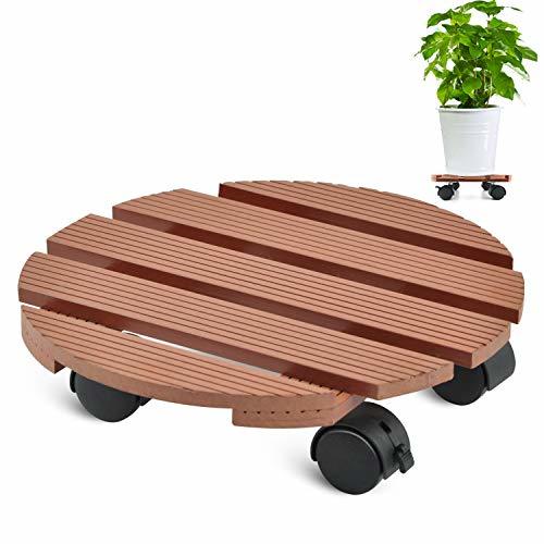 CERBIOR Plant Caddy Heavy Duty Plant Caddy with Wheels Indoor/Outdoor