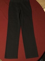 Girls New Size 14 Regular Nautica pants uniform navy blue slim fit  - $16.59