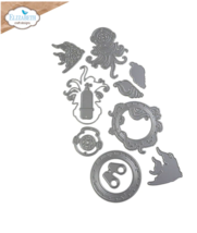 Sea Creatures Die Set.. Elizabeth Craft Designs Time to Travel CLEARANCE