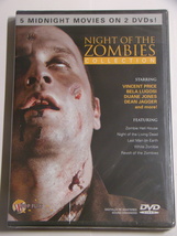 NIGHT OF THE ZOMBIES COLLECTION - 5 MOVIES ON 2 DVD&#39;s (New) - $20.00