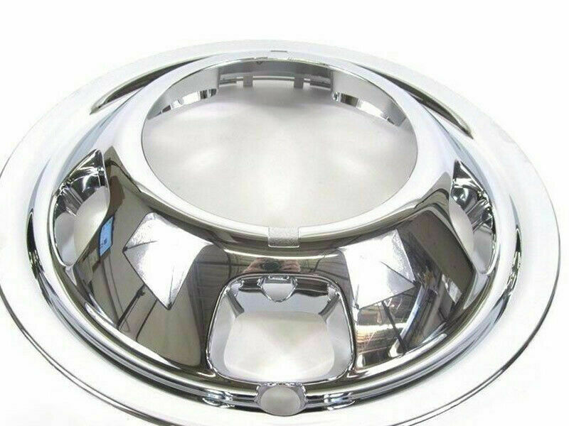 03-18 Dodge Ram 3500 FRONT DUALLY WHEEL CHROME HUB CAP & TRIM RING OEM ...