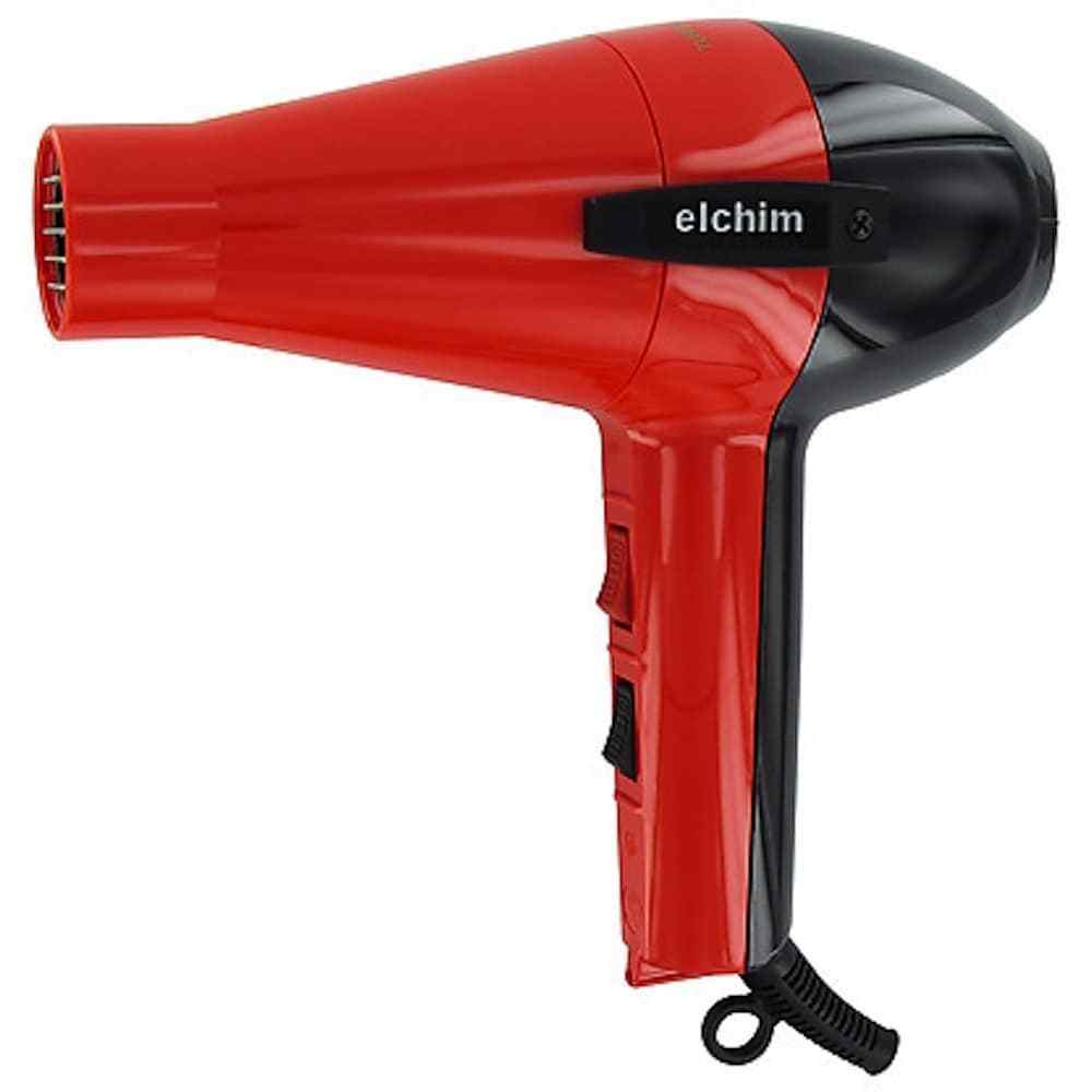 Elchim 2001 HP High Pressure Professional Salon Hair Dryer Black Made