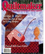 Quiltmaker July August 1998 Issue 62 Overall Bill Goes Fishing Sand Castles Pals - $5.75
