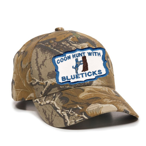 Cap Hat Caps Advantage Camo Hunt Bluetick Patch Coon Dog Hunter Hound