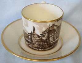 Lenox Historical Minga Pope Patchin Cup &amp; Saucer 1933 Faneuil Hall 1828 ... - $35.53