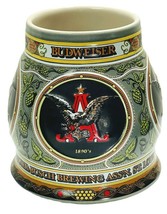 Budweiser Mug A&amp;E Eagle Series Anheuser Busch Historical 1890 Edition 34... - £13.44 GBP