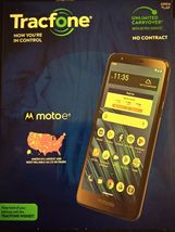 Motorola Moto E  (Trackphone) Prepaid Smartphone New - $49.99