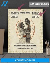 Skull, with this ring I ask you to be mine - Matte canvas - $49.99
