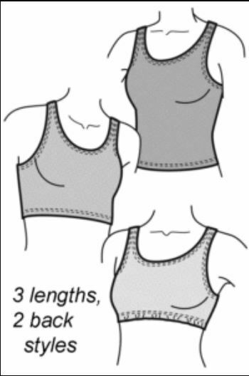 Primary image for Mt. St. Helens Hot Top Sports Bra Tankini #407N Sewing Pattern (Pattern Only)