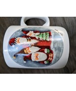 Set of 4 Christmas Holiday Folk Santa Mugs  . marked Elaine Thompson   - $26.90