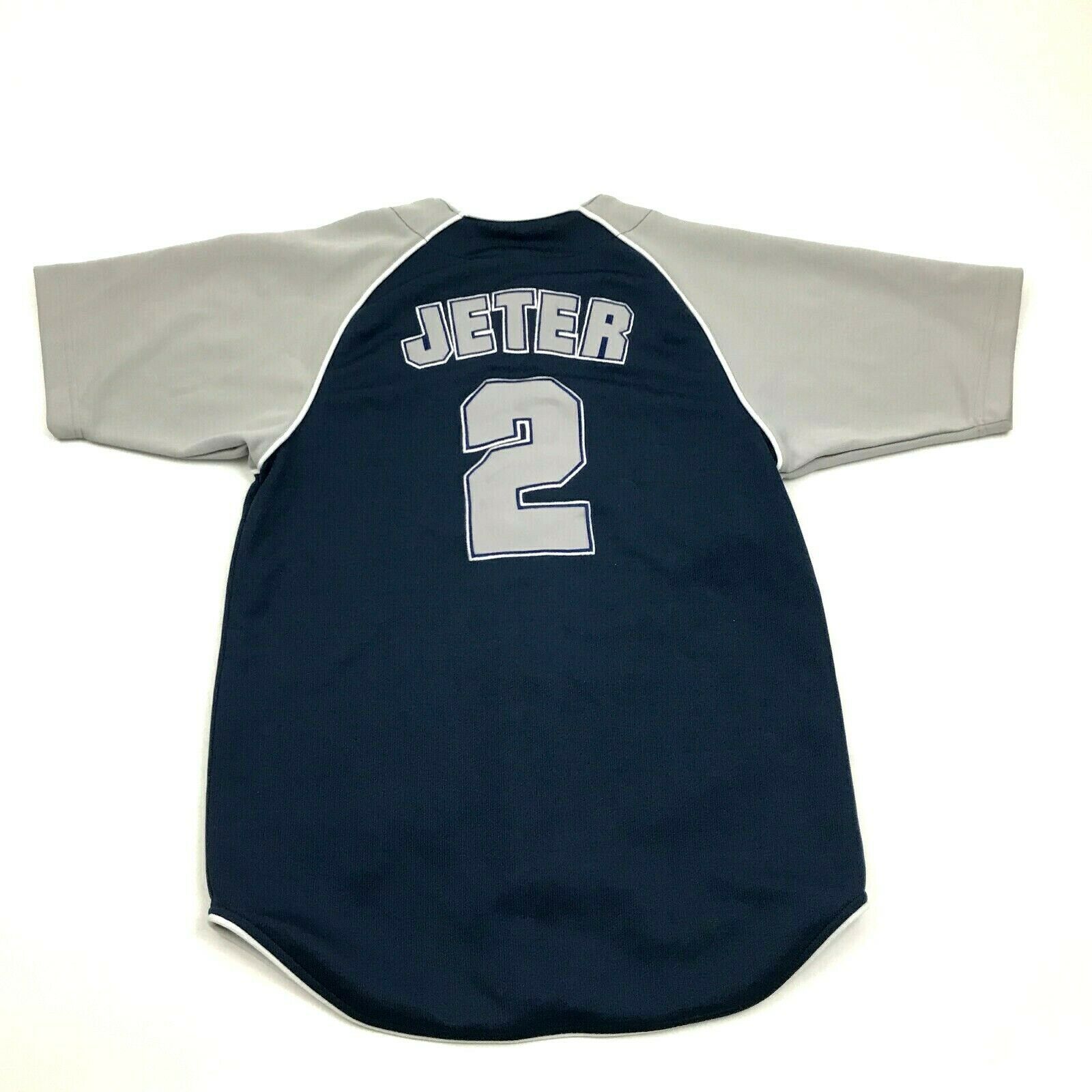 NEW True Fan New York Yankees Derek Jeter Baseball Jersey Youth Size Medium 8-10 - Baseball-MLB