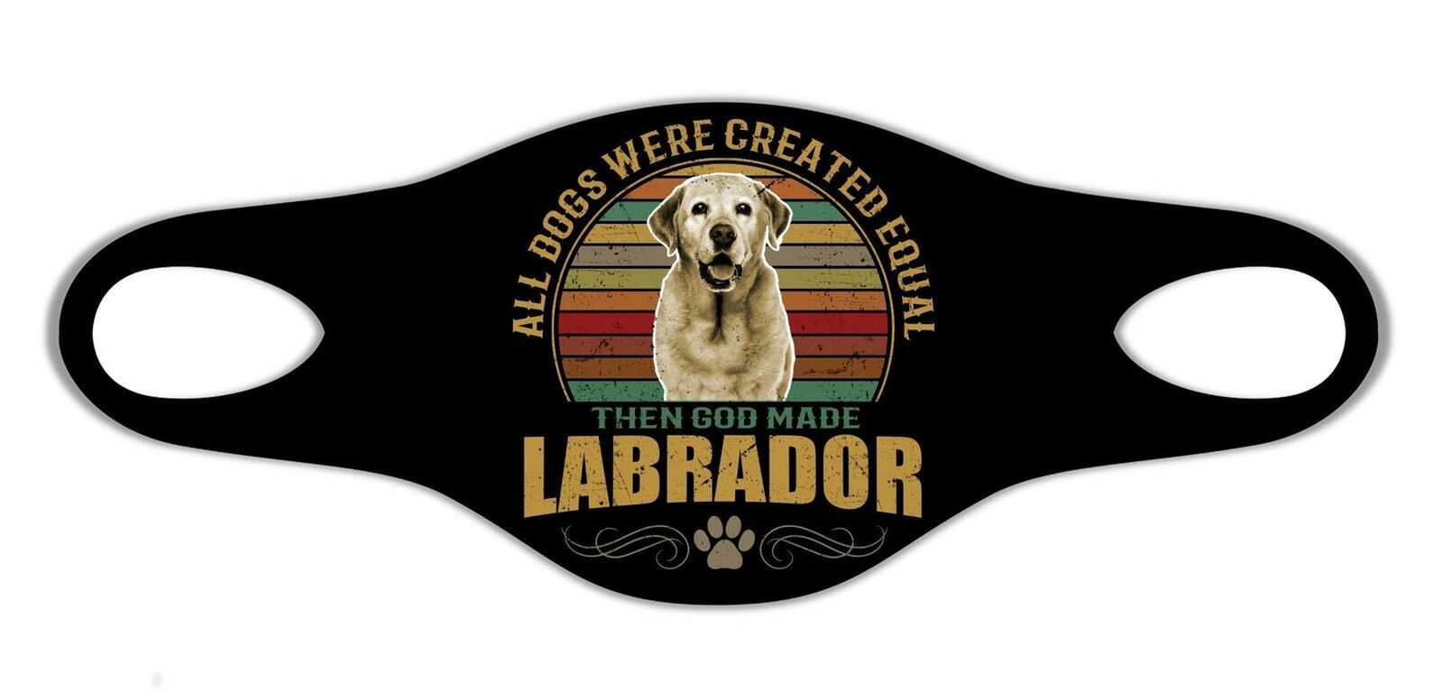 Labrador Dog Cool Protective Washable Breathe Face Mask Pet Man Best Friend