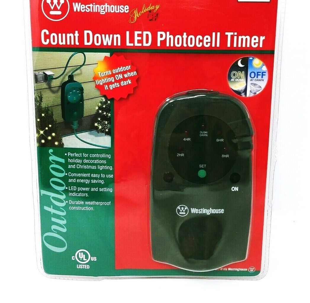 Westinghouse Count Down LED Photocell Timer Lights