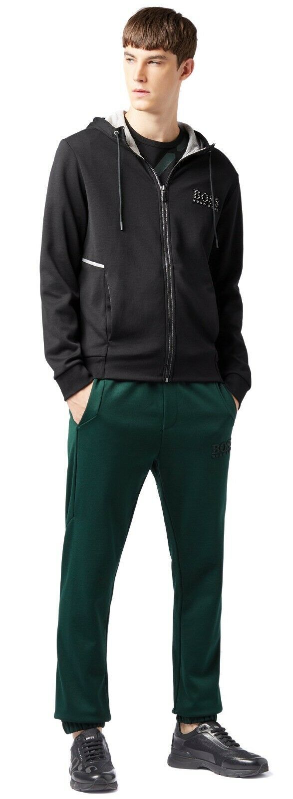 hugo boss reflective hoodie