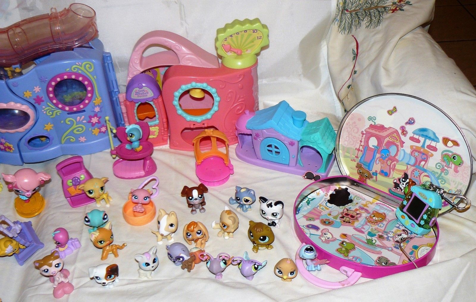 Littlest Pet Shop (LPS) Pets LOTS Mix McDonald Pets 49 pcs. plus ...