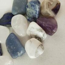 Semi-Precious Stones for Jewelry Crafts, Blue Purple Clear Gemstones, Quartz image 9