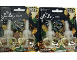 2x 2 Pack Glade Sultry Spiced Rhythm Plugins Scented Oil Refills Limited Edition - $19.95