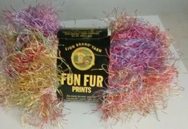 NWT Lion Brand YARN Fun Fur Prints Confetti #203 One Skein  Discontinued - $4.41