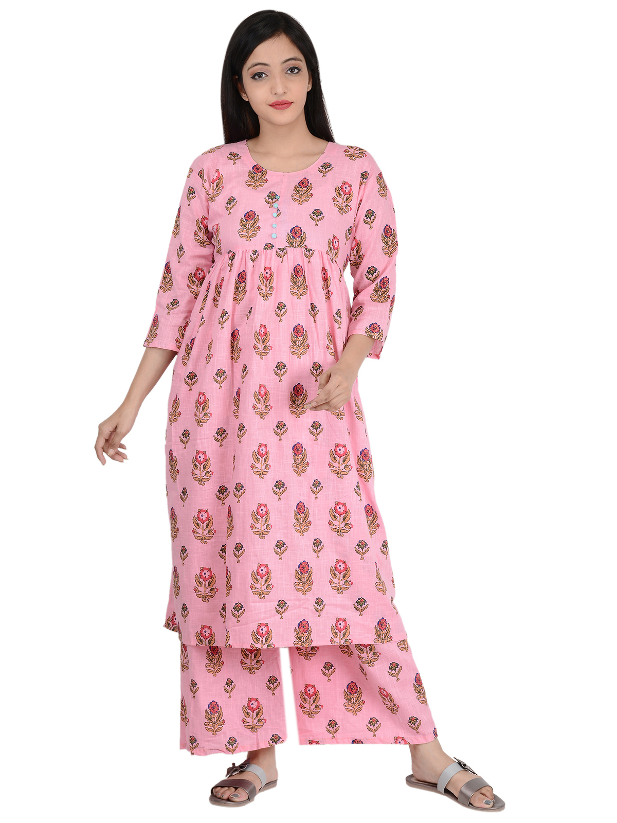 gown plazo set