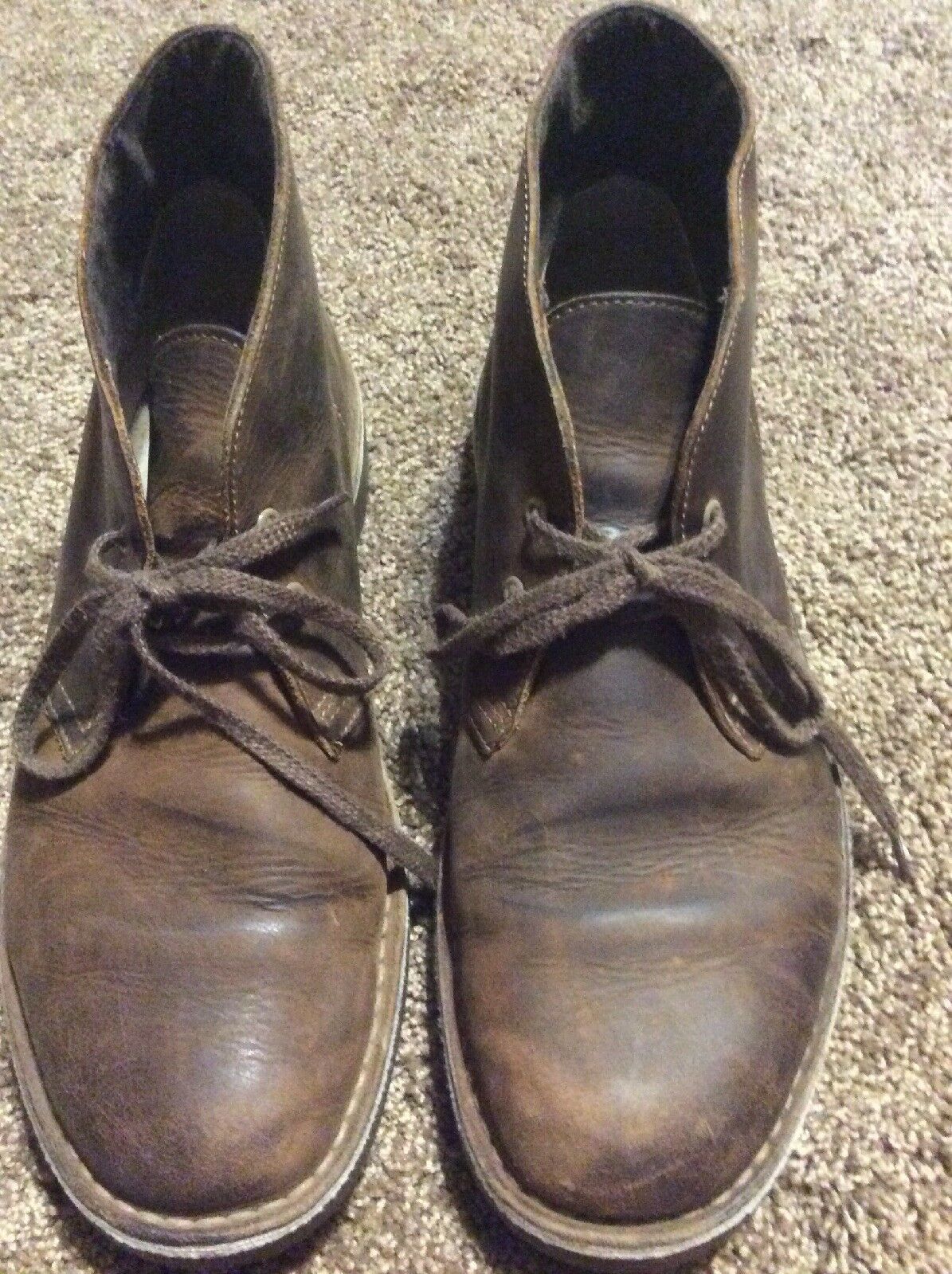 clarks brown boots mens