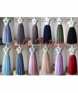 Tulle TUTU Color chart Tutu Color Swatches Wedding Skirt Maxi Tulle Skirt Custom - $2.00