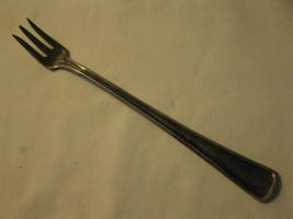 National Silver Plate unknown Pattern Silver Plated 6&quot; Cocktail Fork - $5.00