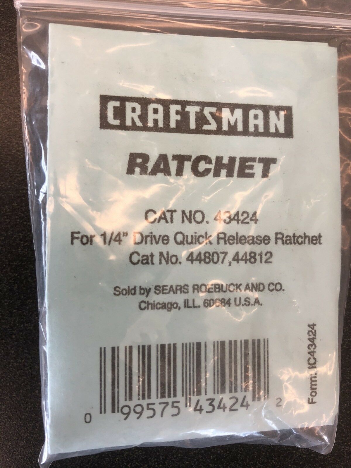 Craftsman Ratchet Repair Kit Free