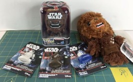 Star Wars Chewbacca Lot: Funko Galactic Plush, Mighty Mugg &amp; 3CT Erasers - £16.48 GBP