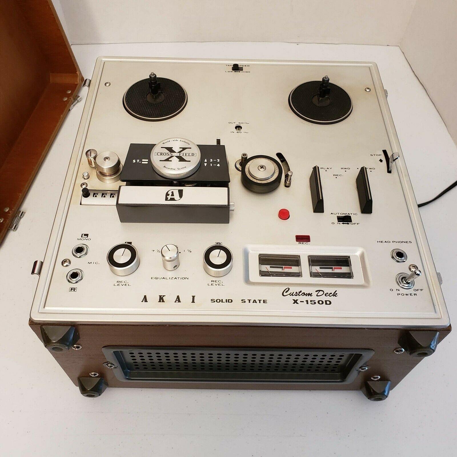 AKAI X150D REEL TO REEL TAPE DECK CROSSFIELD HEADS ReeltoReel Tape