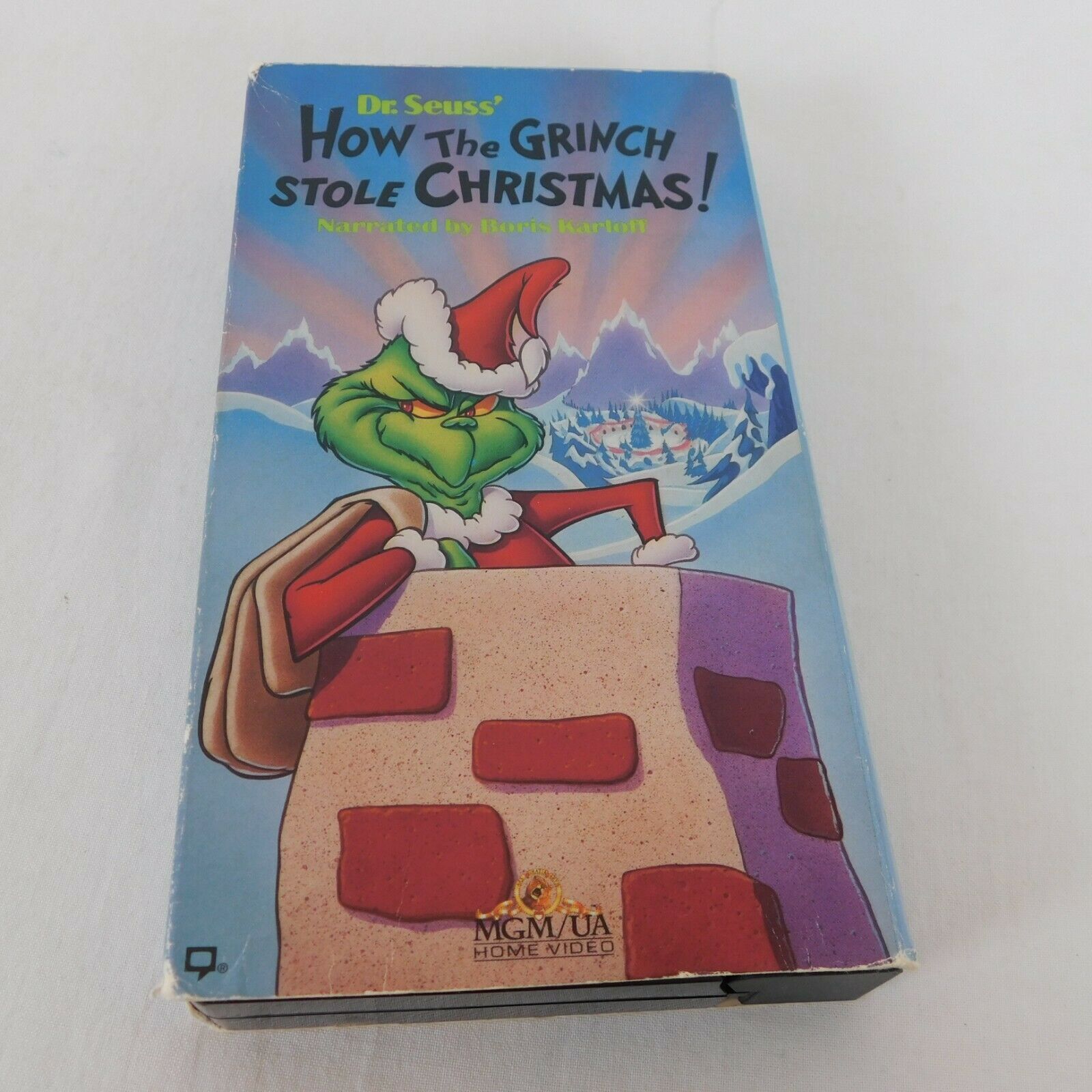 How the Grinch Stole Christmas 1966 VHS 1994 Boris Karloff Dr Seuss ...