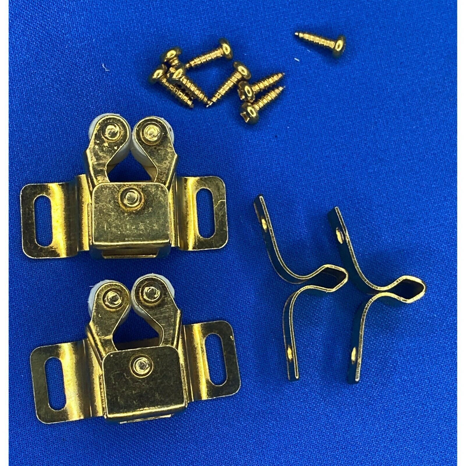 2pc Cabinet Wardrobe Cupboard Door Ball Roller Latch Catch - $5.45