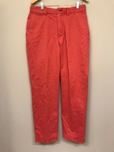 Polo by Ralph Lauren Men's Classic Fit Flat Front Salmon Pants Size 34x32 EUC - $17.32